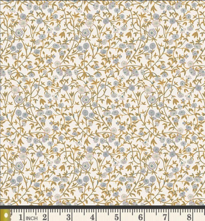 Everlee Frost | Charming One by Sharon Holland | Art Gallery Fabrics | CHO-64111 | Ivory Floral Quilting Cotton