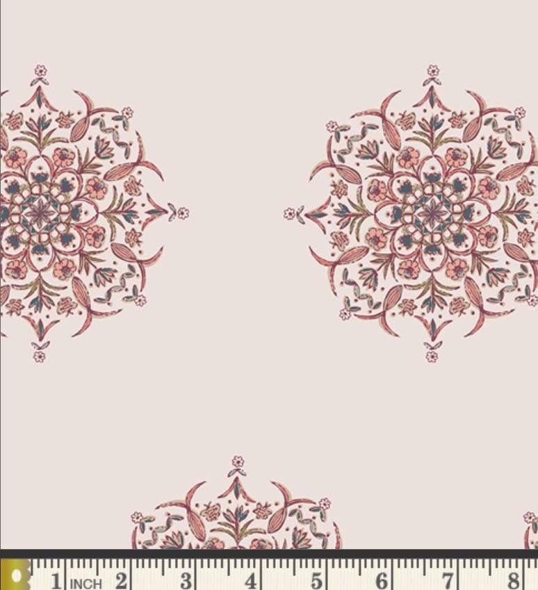 Terrestrial Blooms | Charming One by Sharon Holland | Art Gallery Fabrics | CHO-64102 | Blush Floral Quilting Cotton