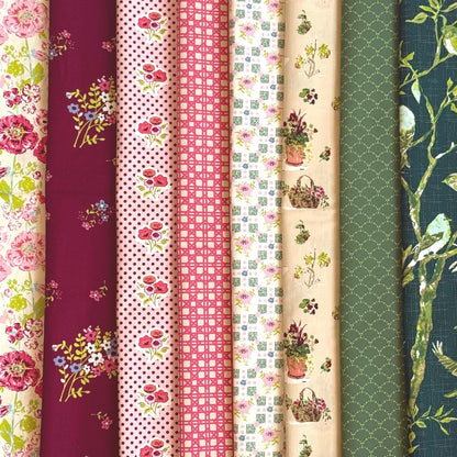 My Mother’s Daughter 10" Fabric Wonders by Bari J. | Art Gallery Fabrics | 42 Piece Layer Cake Precut | Floral Quilt Fabric