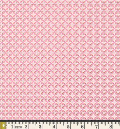 Pink Cabana Fabric Bundle - 5 Piece Island Life by Patty Basemi - Art Gallery Fabrics - Pink Coral Aqua Fat Quarter Bundle