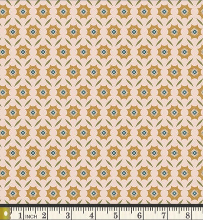 Golden Meadow Fabric Bundle | 5 Fat Quarters | Charming One Sharon Holland | Mustard Ochre Floral Art Gallery Fabrics