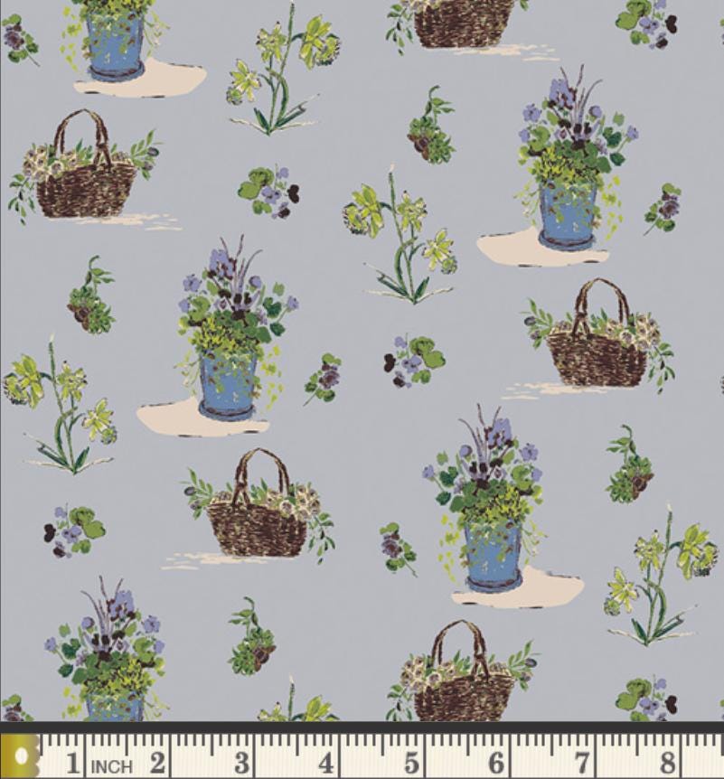 Periwinkle Garden Fabric Bundle, Bari J My Mother’s Daughter, Blue Lavender Fat Quarter Bundle, Art Gallery Fabrics