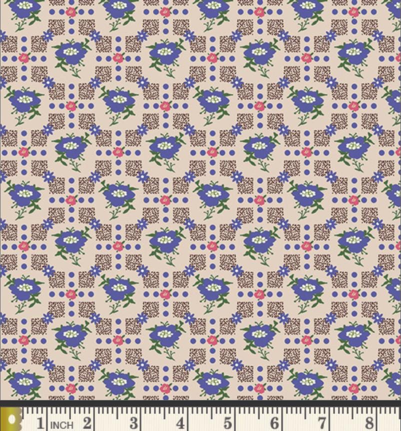Periwinkle Garden Fabric Bundle, Bari J My Mother’s Daughter, Blue Lavender Fat Quarter Bundle, Art Gallery Fabrics