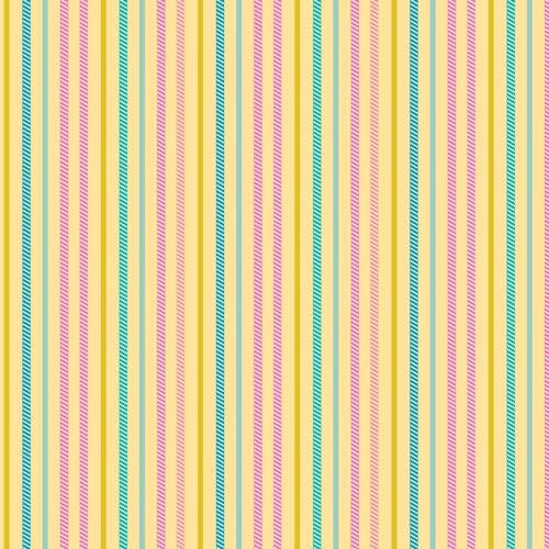 Sunset Drift Fabric - Island Life by Patty Basemi - Art Gallery Fabrics Pastel Stripe Cotton - ISL-35507