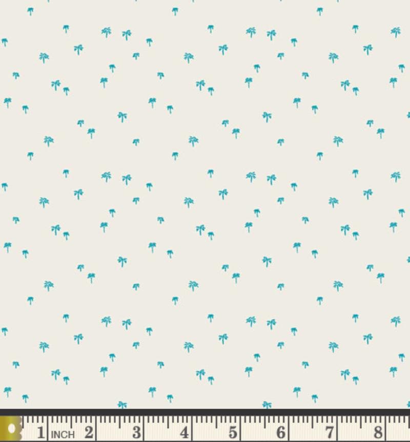 Coastal Current Fabric Bundle - 5 Piece Island Life by Patty Basemi - Art Gallery Fabrics - Aqua Teal Coastal Fat Quarter Bundle