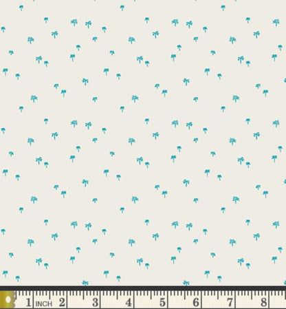 Coastal Current Fabric Bundle - 5 Piece Island Life by Patty Basemi - Art Gallery Fabrics - Aqua Teal Coastal Fat Quarter Bundle