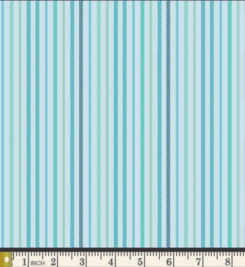 Coastal Current Fabric Bundle - 5 Piece Island Life by Patty Basemi - Art Gallery Fabrics - Aqua Teal Coastal Fat Quarter Bundle