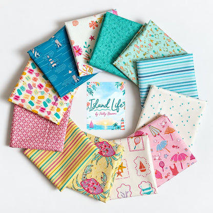 Island Life Full Collection Bundle - 12 Fabrics by Patty Basemi - Art Gallery Fabrics - Fat Quarter or Half Yard Bundle