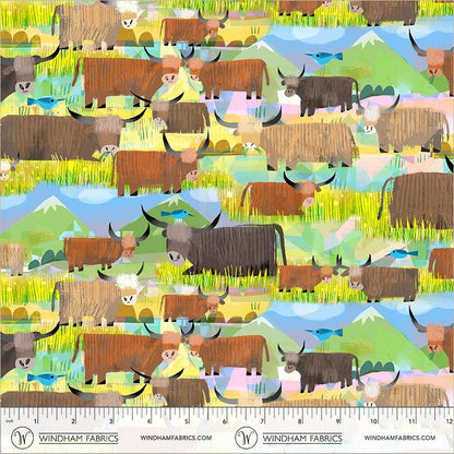 Animal Kingdom 16 Piece Fabric Bundle | Gareth Lucas Windham Fabrics | Full Collection Fat Quarter or Half Yard Bundle