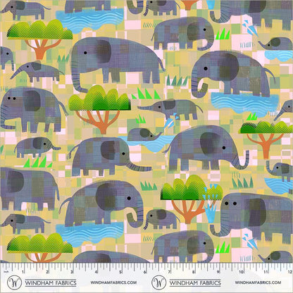Animal Kingdom 16 Piece Fabric Bundle | Gareth Lucas Windham Fabrics | Full Collection Fat Quarter or Half Yard Bundle