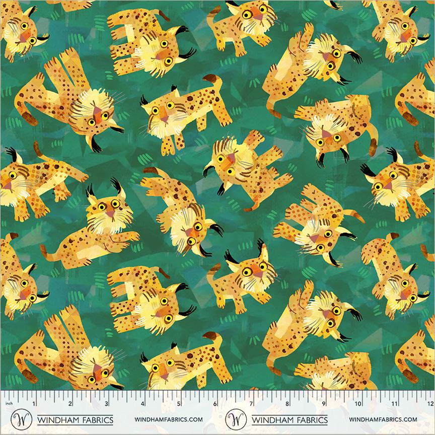Forest Friends 5 Piece Fabric Bundle | Animal Kingdom Gareth Lucas | Woodland Fat Quarter or Half Yard Bundle