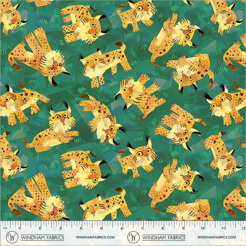Animal Kingdom 16 Piece Fabric Bundle | Gareth Lucas Windham Fabrics | Full Collection Fat Quarter or Half Yard Bundle