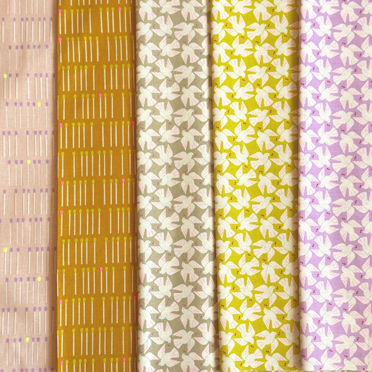 LoFi Neon Mixtape Fabric Bundle | 21 Fat Quarters or Half Yards | Lofi Linens by Rashida Coleman-Hale | Ruby Star Society