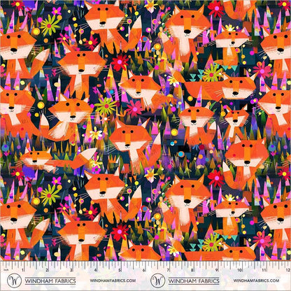 Forest Friends 5 Piece Fabric Bundle | Animal Kingdom Gareth Lucas | Woodland Fat Quarter or Half Yard Bundle