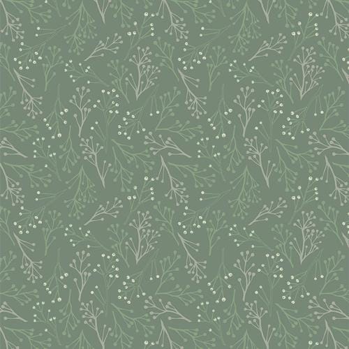 Winterberry And Blush Bundle | Frost & Fir Fabric | 5 Piece Curated Winter Floral Bundle | Art Gallery Fabrics