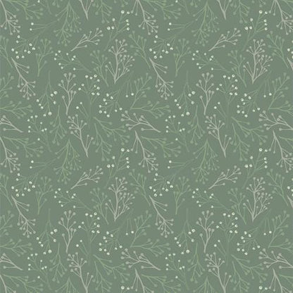 Winterberry And Blush Bundle | Frost & Fir Fabric | 5 Piece Curated Winter Floral Bundle | Art Gallery Fabrics