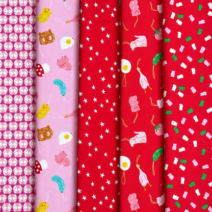 Merry Happy & Starry Fabric Bundle | Ruby Star Society | 22 Fat Quarters + Half Yard Panel | Merry Little Christmas
