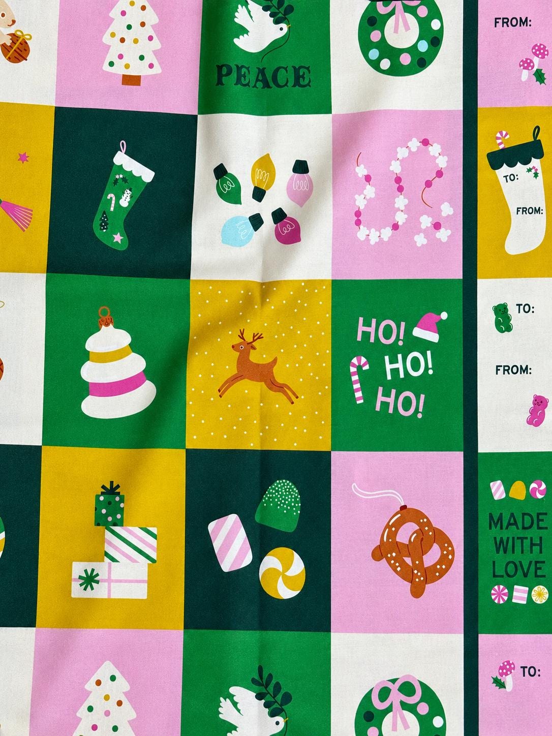 Merry Happy & Starry Fabric Bundle | Ruby Star Society | 22 Fat Quarters + Half Yard Panel | Merry Little Christmas