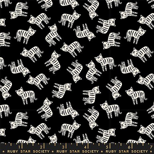 Calico Cat Club 5 Piece Fabric Bundle | 1-800-Calico | Ruby Star Society | Cat Quilting Fabric | Fat Quarter or Half Yard