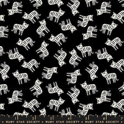 Calico Cat Club 5 Piece Fabric Bundle | 1-800-Calico | Ruby Star Society | Cat Quilting Fabric | Fat Quarter or Half Yard