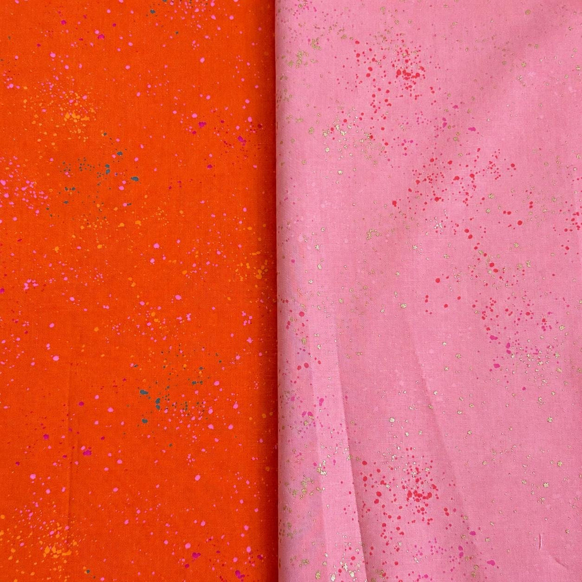 Strawberry Confetti Fabric Bundle, 6 Prints, Heather Ross & Loes Van Oosten, Fat Quarter or Half Yard, Quilting Fabric