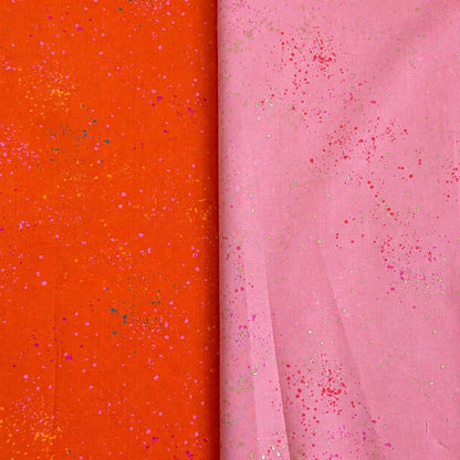 Strawberry Confetti Fabric Bundle, 6 Prints, Heather Ross & Loes Van Oosten, Fat Quarter or Half Yard, Quilting Fabric