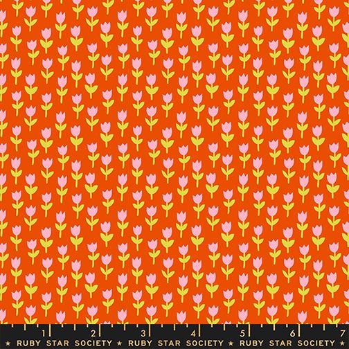 Sunset Picnic 5 Piece Fabric Bundle | 1-800-Calico by Ruby Star Society | Fat Quarter or Half Yard | Retro Quilting Cotton