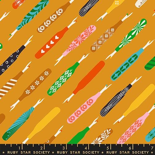 Golden Stitch Studio – 6-Piece 1-800-Notion Fabric Bundle | Ruby Star Society | Fat Quarter or Half Yard