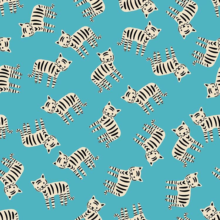 Calico Cat Parade Fabric Bundle | 1-800-Calico Ruby Star Society | 8 Piece Cat Fabric | Fat Quarter or Half Yard Bundle