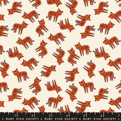 1-800-Calico Meow Natural Fabric | Ruby Star Society | Alexia Abegg Quilting Cotton