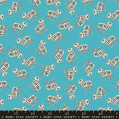1-800-Calico Meow Wave Fabric | Ruby Star Society | Alexia Abegg Quilting Cotton