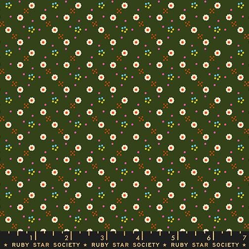 1-800-Calico Bandana Mossy Fabric | Ruby Star Society | Alexia Abegg Quilting Cotton