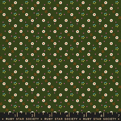 1-800-Calico Bandana Mossy Fabric | Ruby Star Society | Alexia Abegg Quilting Cotton