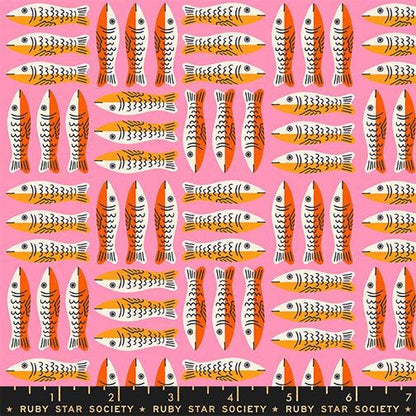Sardine Social 5 Piece Fabric Bundle | 1-800-Calico | Ruby Star Society | Fat Quarter or Half Yard Bundle
