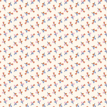 Organic Cotton Fabric Bundle, Retro Flutter, Cloud9 Fabrics, 7 Piece Fat Quarter or Half Yard Bundle, Butterfly Quilting Fabric