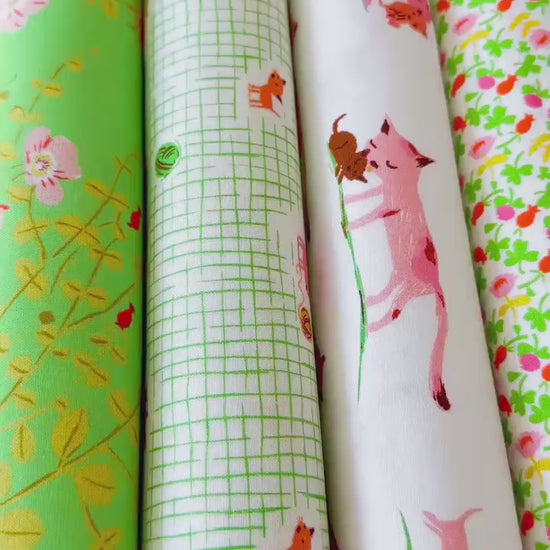 Studio Edit by Heather Ross – Windham Fabric Bundle – 10 Pc Set – Half-Yard, Quarter-Yard or Fat Quarter – Floral, Vintage, Modern