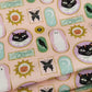 Spooky Flames In Blush - Halloween - Dear Stella - Cotton Fabric By The Yard