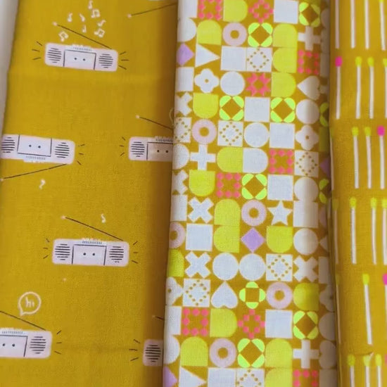 LoFi Citrus Beat Fabric Bundle | LoFi Linens by Rashida Coleman Hale | Ruby Star Society | 7 Fat Quarters or Half Yards