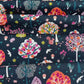 Autumn Splendor Fabric - By Dashwood Studio - Cotton Fabric By The Yard - Plant/ Mystical Forest Print