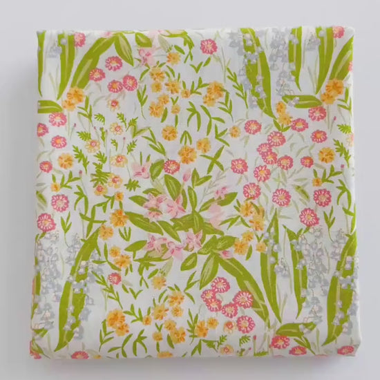 Midsummer Fabric Bundle – 17 Pc Half Yard Fat Quarter, or Quarter Yard Cuts – Art Gallery Fabrics by Sharon Holland – Floral Quilting Cotton