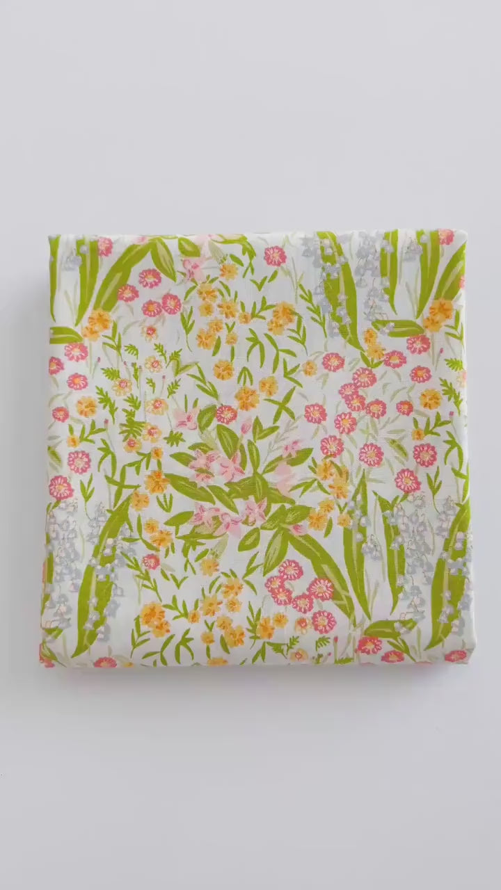 Midsummer Fabric Bundle – 17 Pc Half Yard Fat Quarter, or Quarter Yard Cuts – Art Gallery Fabrics by Sharon Holland – Floral Quilting Cotton